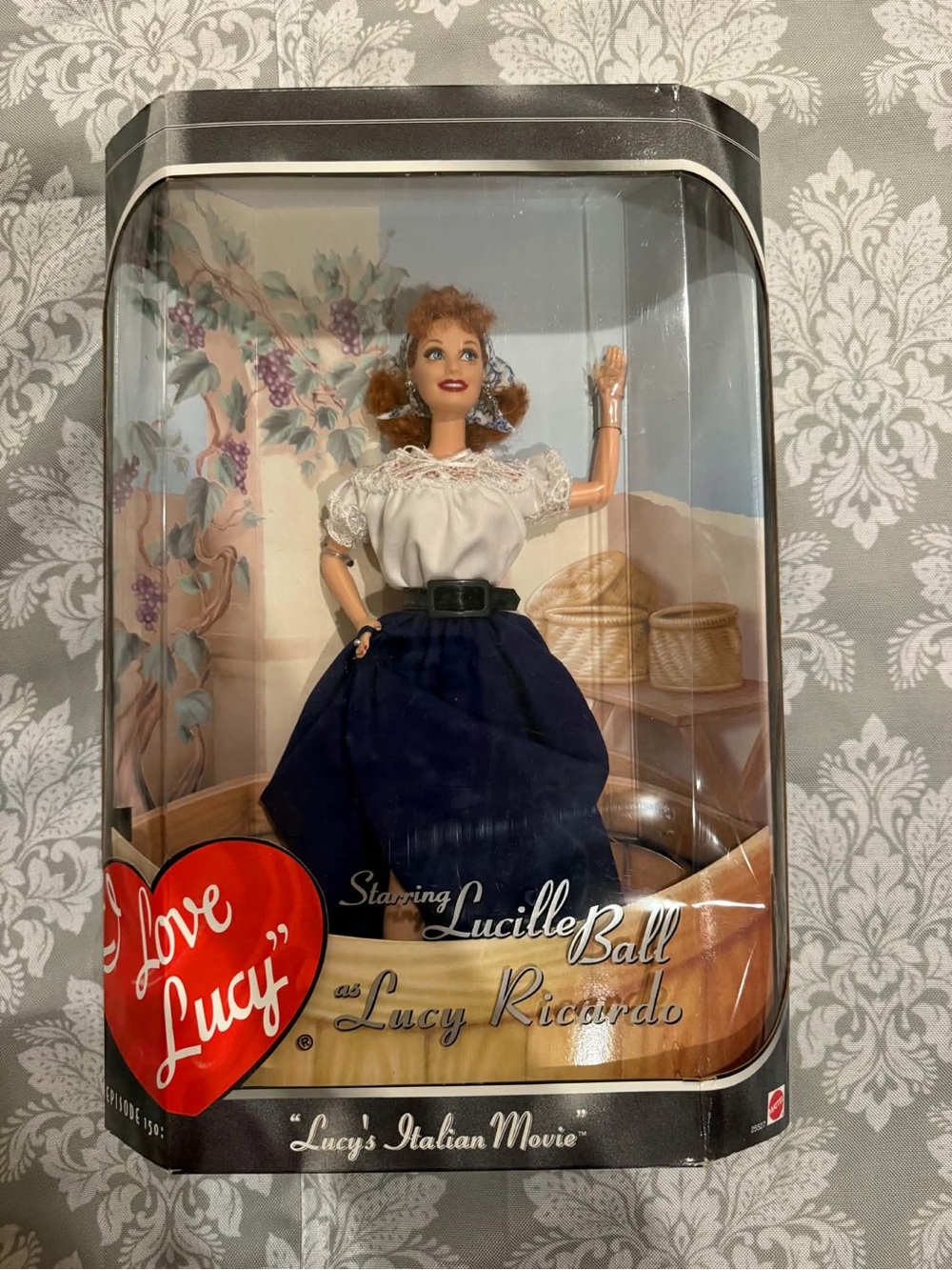 Barbie I Love Lucy Doll by Mattel - Lucy's Italian Movie NRFB NEW #25527